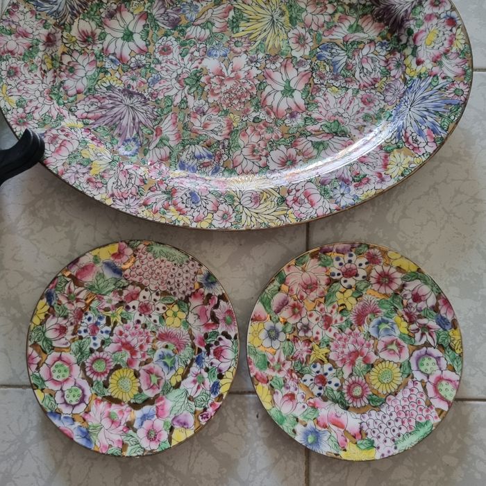 Travessa e pratos made in macau