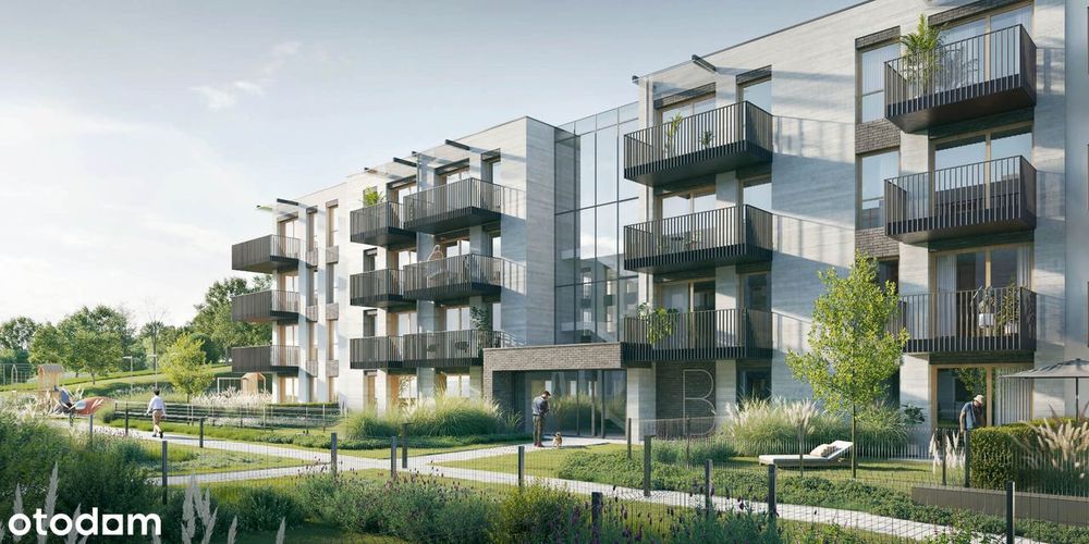 3-pokojowe mieszkanie 63m2 + ogródek Bez Prowizji