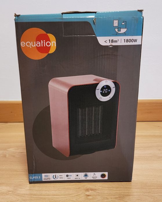 Aquecedor de Casa de Banho Equation 1800 W – Como Novo
