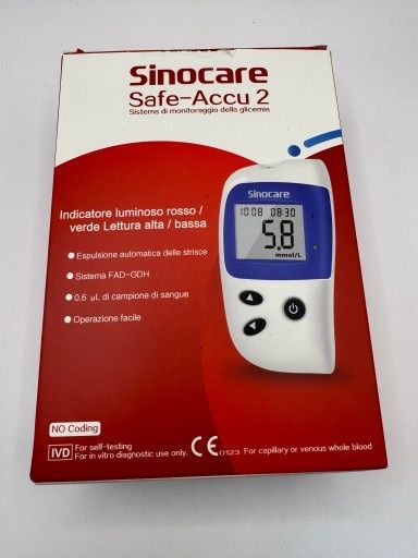 Glukometr Sinocare SAFE AQ ANGEL