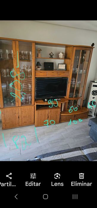 Movel sala em pinho mel