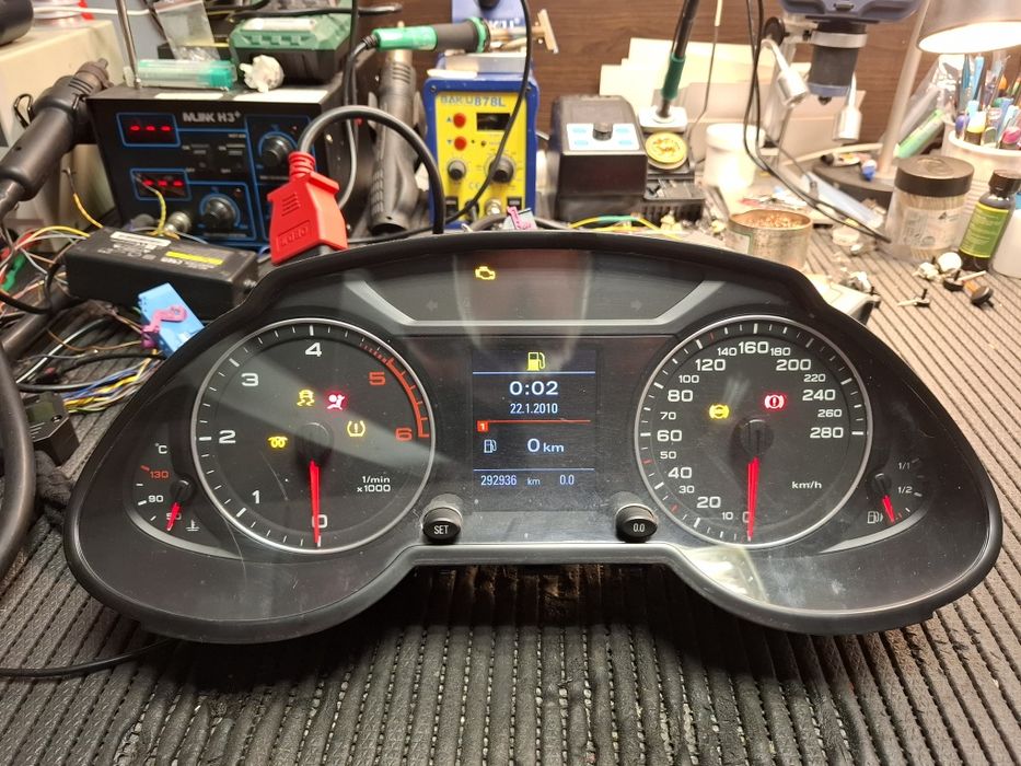 Quadrante Audi A5 , A4b8, q5 , etc.. serviço de reparação