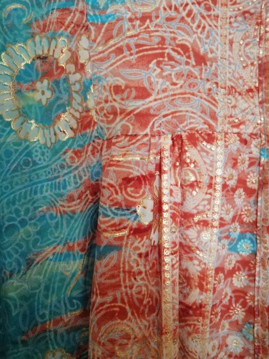 Vestido de Seda comprido