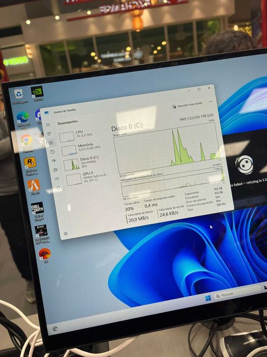 PC GAMING - POUCA UTILIZAÇÃO