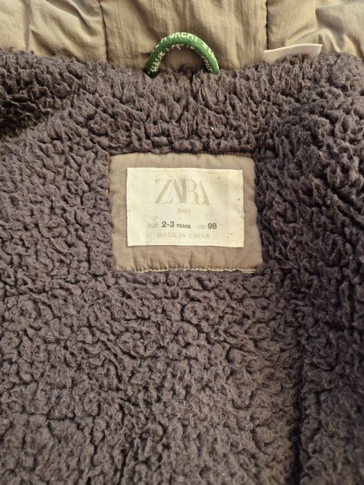 Zimowa kurtka chłopięca Zara r.98