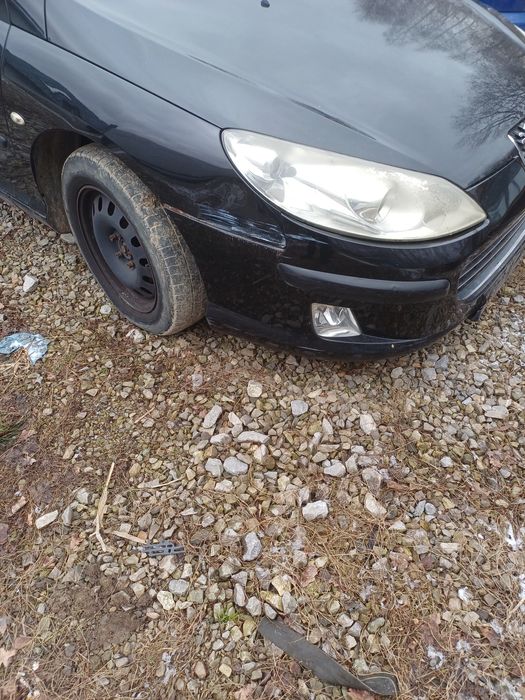 Przód peugeot 407 czarny EXLD 2.0hdi 2004r