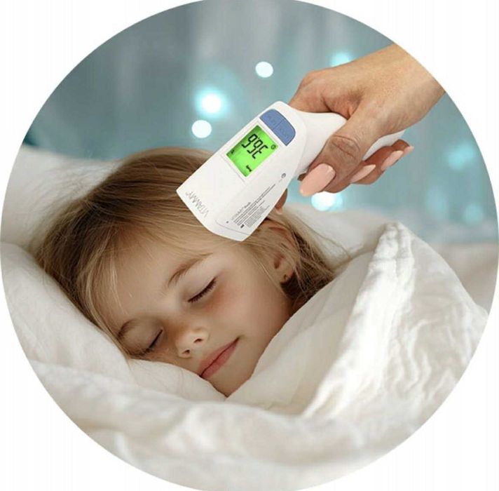 Nowy Termometr Bezdotykowy elektroniczny na podczerwień certyfikat