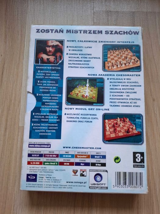 Chessmaster 10th Edition PC szachy – komplet z instrukcją i pudełkiem