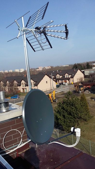 Anteny Montaż Anten Ustawianie Serwis Dąbrowa Sosnowiec Będzin Czeladź