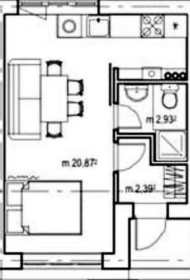 Квартира  29 м² + палісадник Таїрова/Толбухіна.