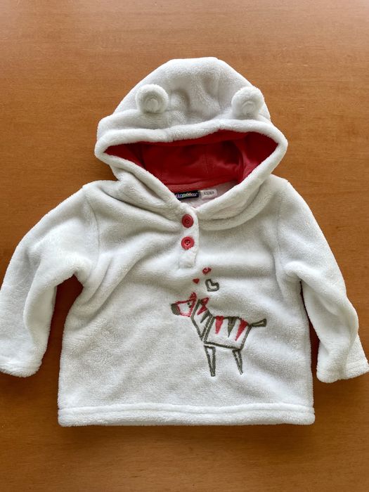 Bluza polarkowa z kapturkiem