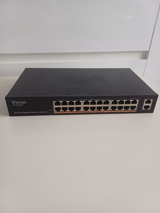 26-portowy przełącznik Gigabit Ethernet VIMIN z 2 portami 1000 Mbps