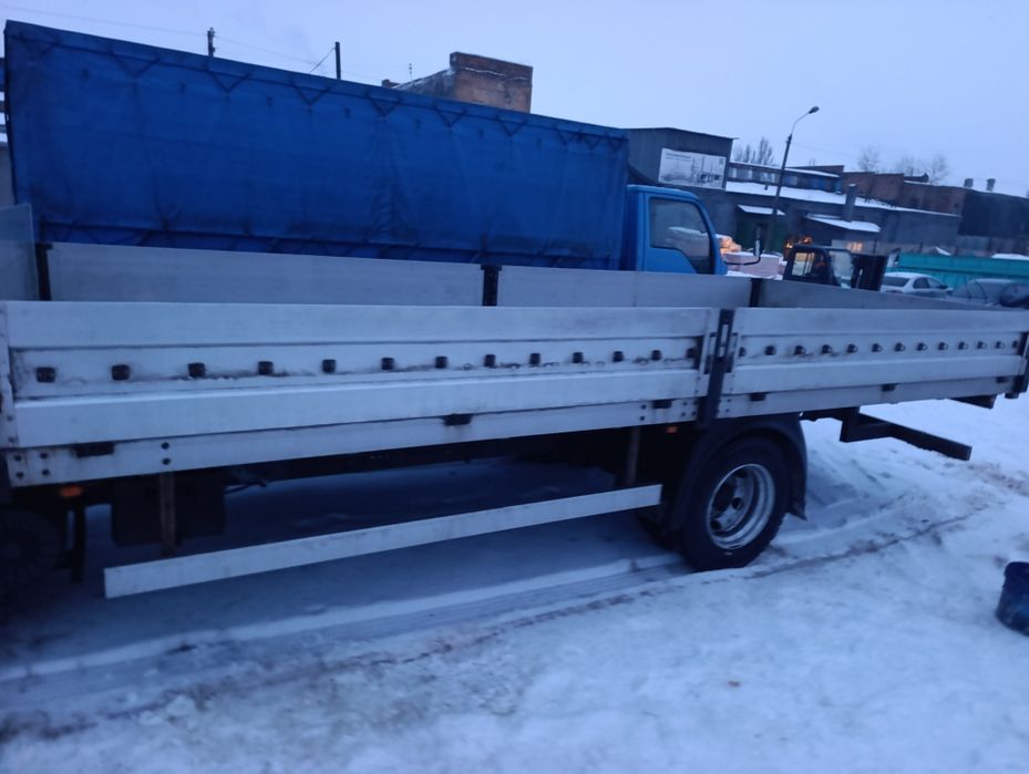 Кузов бортовий тентований алюмінієвий подрамнік здвигається