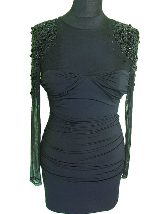 Sukienka - mała czarna - 34 XS - biust 80+ cm Ashley Brooke