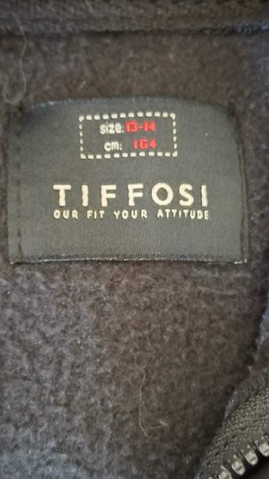 Casaco Polar Tiffosi Azul Escuro com Capuz – Tam. 13/14 anos (164cm)
