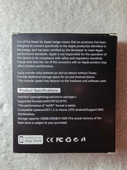 Pendrive 256 GB Lightning, Micro-USB, USB 3.0, USB 3.1 typ C