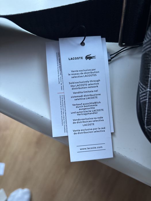nerka lacoste meska czarna torba saszetka