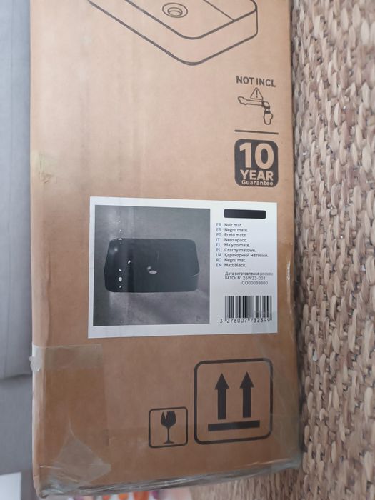 Lavatório Sensea preto mate