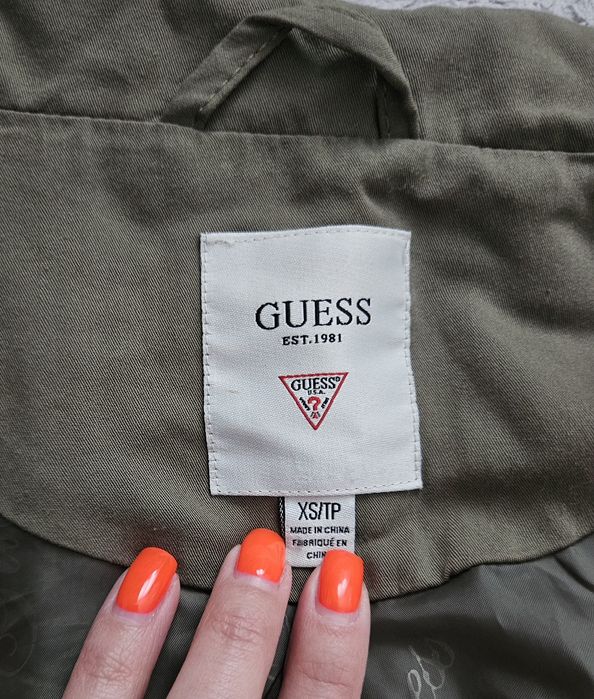 Khaki parka Guess rozm. XS