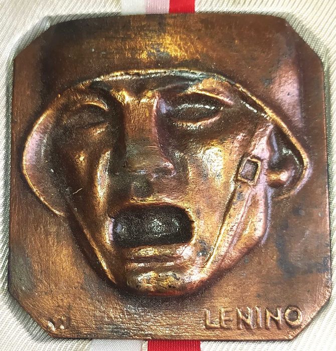 Pamiątkowy Medal Plakieta Lenino Polska 70lata