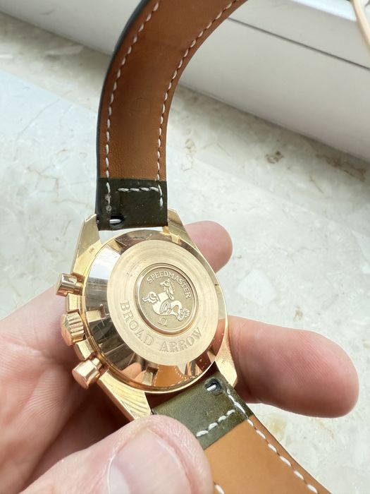 Omega Broad Arrow Rose Gold 42 mm