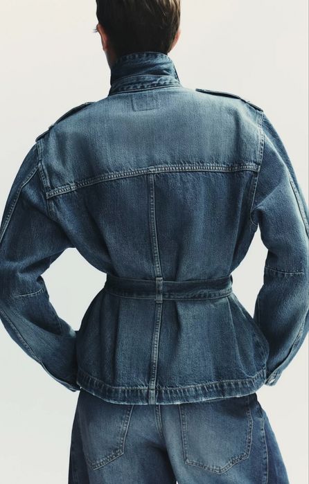 Стильна джинсова куртка піджак Zara