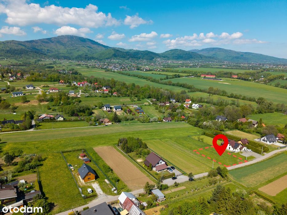 Działka budowlana 1100 m² | szeroka 25x44 m | Lipowa | widokowa |media – pohled 5