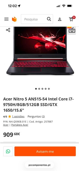 Portatil Gamer Pc Gamer Oportunidade