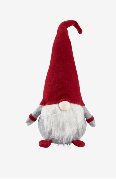 Червоний Новорічний гном 53 см, діаметр 15см