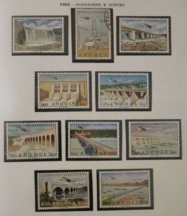 Album de selos de Angola desde o Século XIX