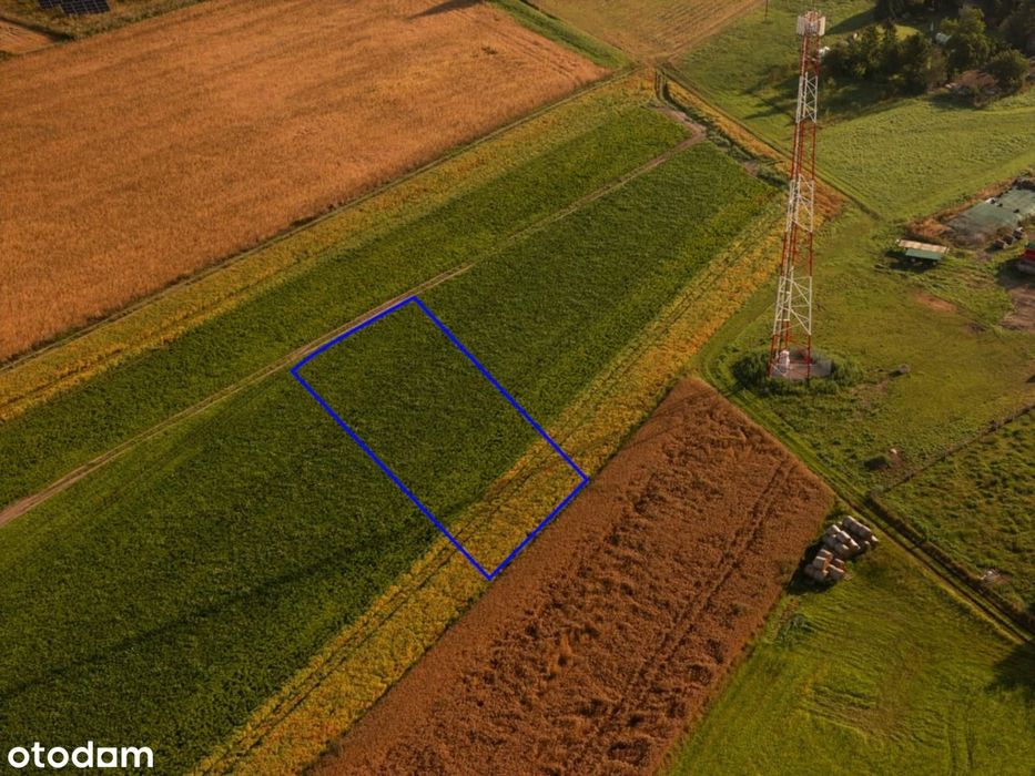 Działka budowlana 1093 m2, Połczyno k. Pucka, 5 km od Zatoki Puckiej