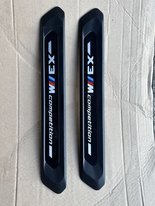 Накладки на пороги bmw x3m f97 g01 competition
