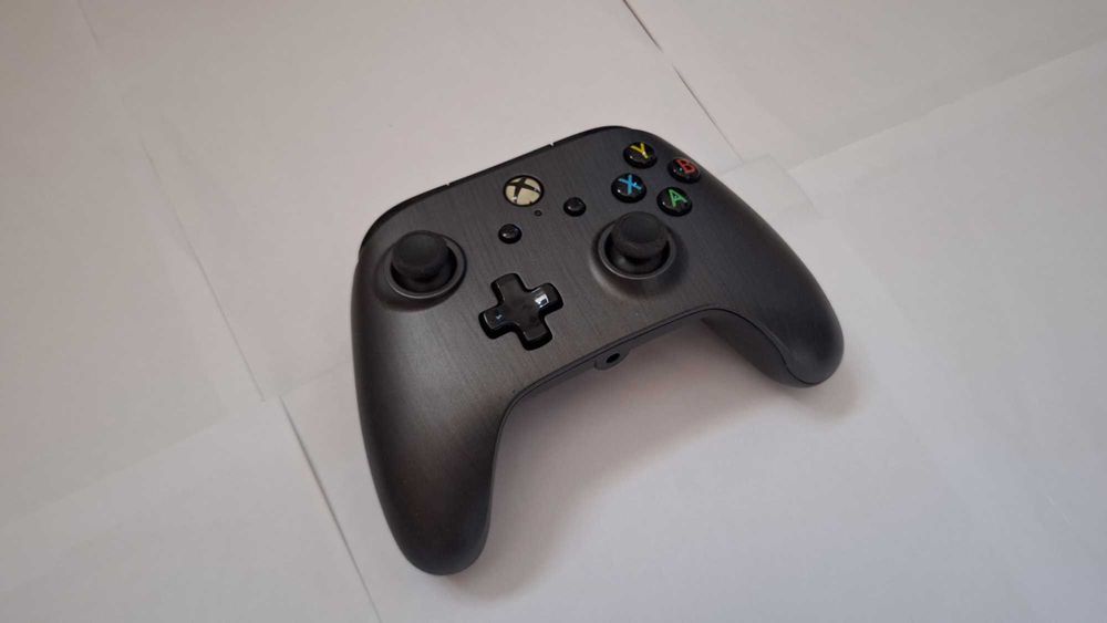 Kontroler Pad przewodowy Powera Szary Grafitowy xbox one series PC