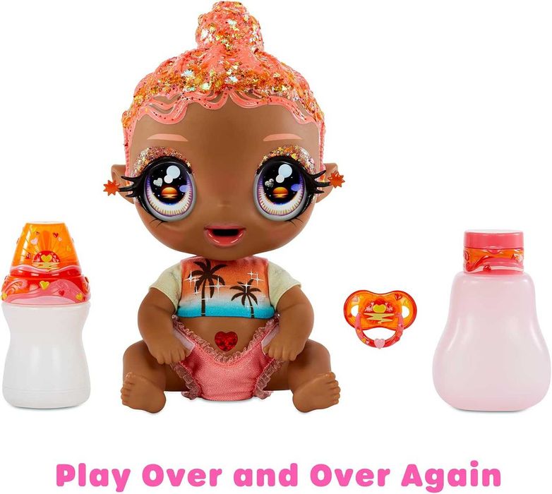 Лялька Глітер Бебіс Солана Glitter Babyz Solana Sunburst Baby 577294
