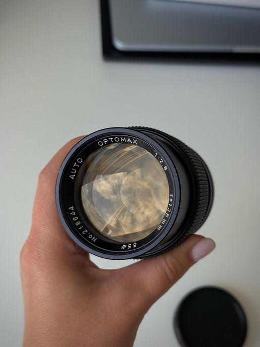 Світлосильний портретний телеоб’єктив Optomax Auto 135mm f/2.8, Японія