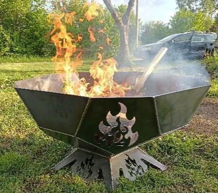 Palenisko z możliwością grilowania