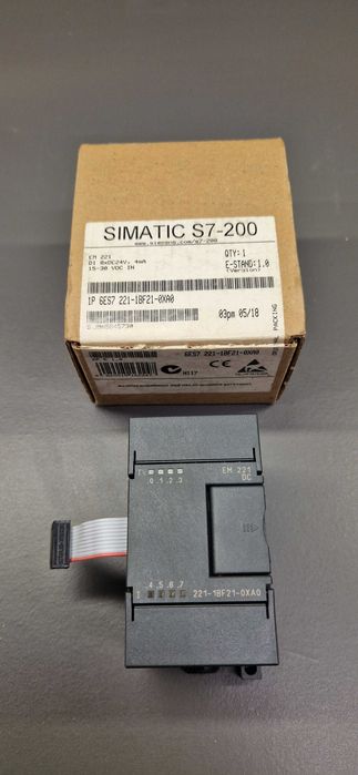 Siemens EM 221 DIx8 S7-200 6es7 221-1bf21-0xa0 Moduł wejść cyfrowych