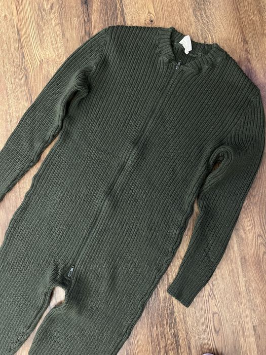 Kombinezon wełniany  ocieplacz sportowy myśliwski  L