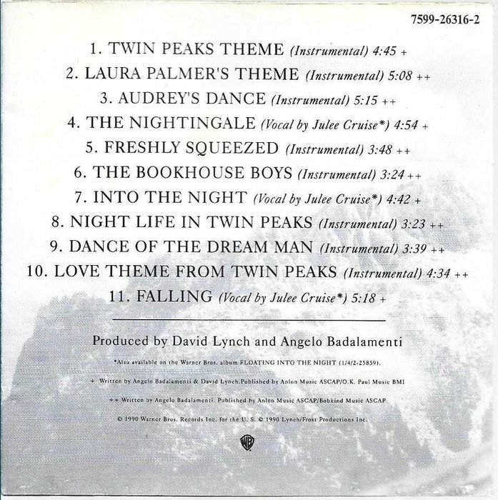 Twin Peaks - - - - - Banda Sonora - - - - - CD