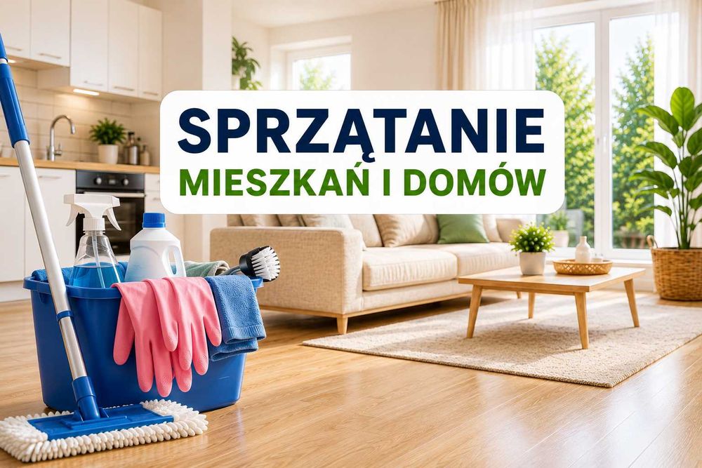 Sprzątanie mieszkań i domów