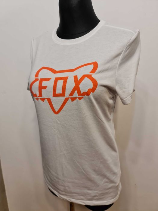 952d Biała Techniczna Koszulka Fox Racing rozmiar M