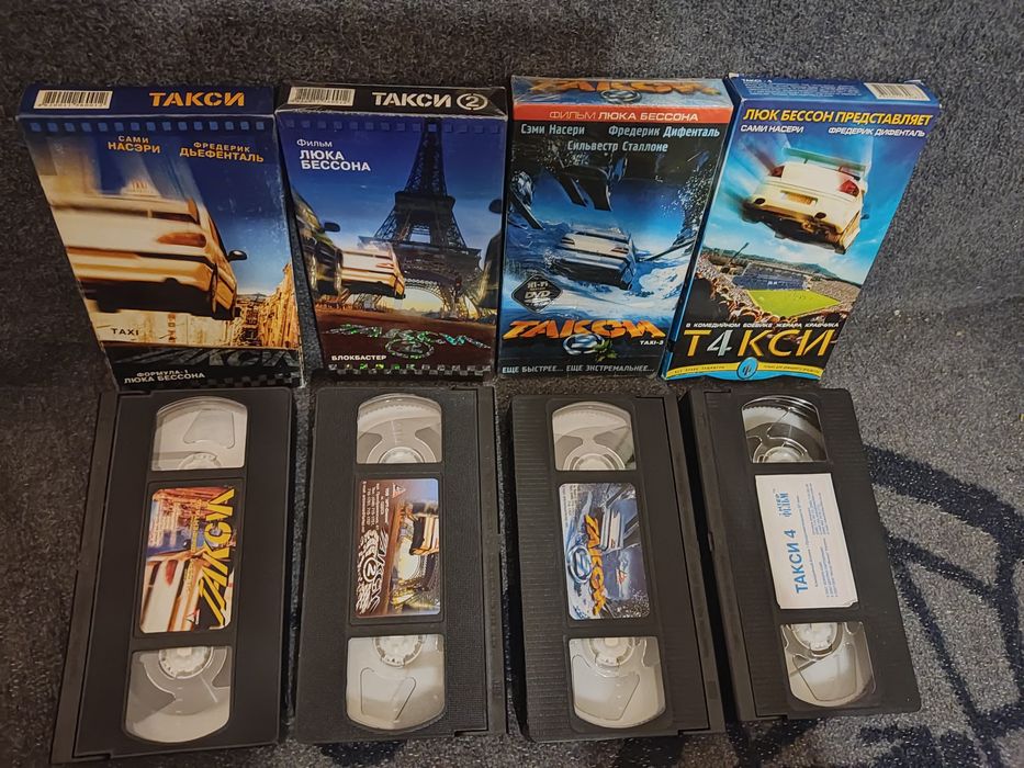Продам видеокассеты Такси 1-4 VHS Відеокасети