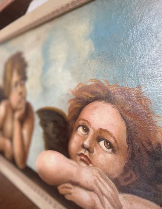 Tela pintada à mão