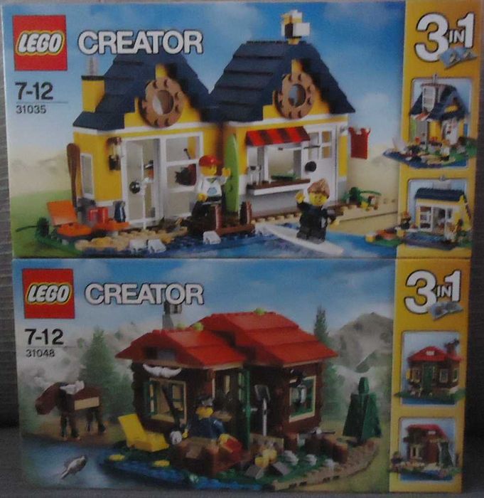 LEGO® Creator Casas 31038, 31069, 31035 e 31048 - Novos