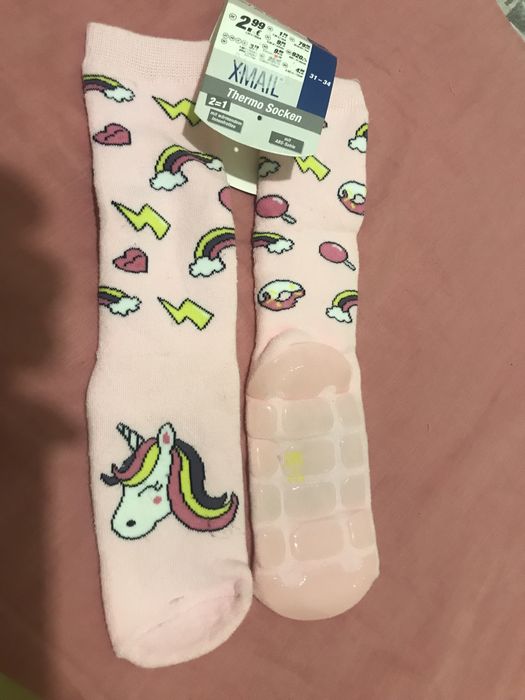 Носки на девочку, махровые