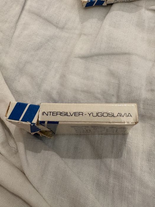 Лезвия MEM Super silver из нержавеющей стали производства Чехословакия