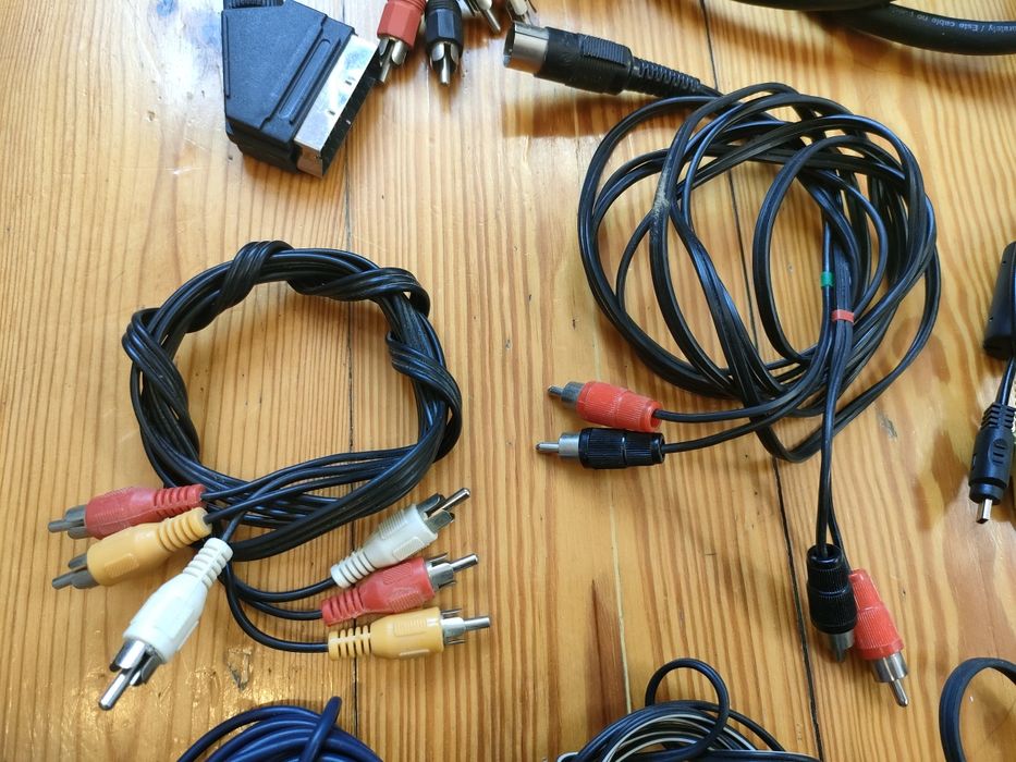 Przewody przejściówki audio video