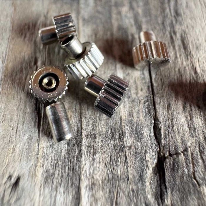 5x Koronki do zegarków MECO 4.0 mm / gwint 0.9mm / tubus 2.0 - M21