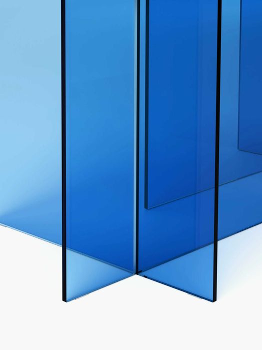 Stół do jadalni ze szkła Anouk (Westwing)