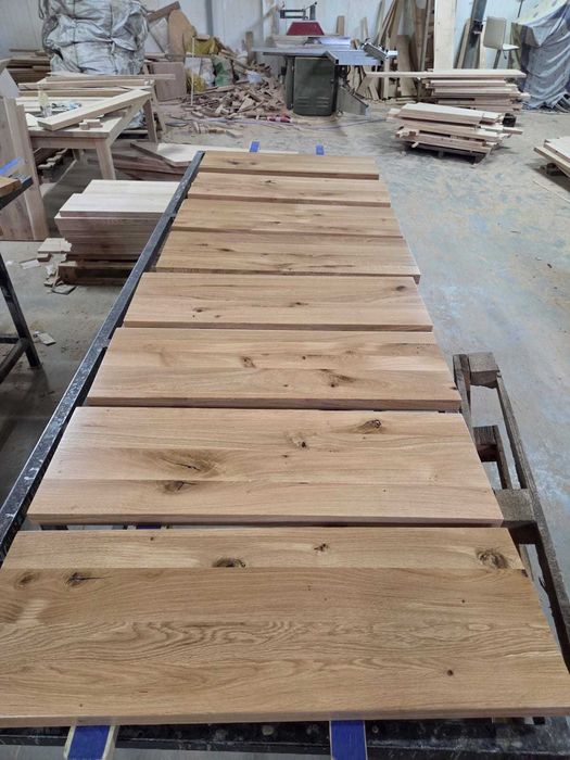 Meble dębowe, stoły dębowe, blaty dębowe, formatki, schody , stopnie